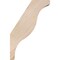 Ekena Millwork 3 1/2"W x 8"D x 12"H Funston Smooth Knee Brace, Douglas Fir BRC04X08X12FST00SDF - alternate 2